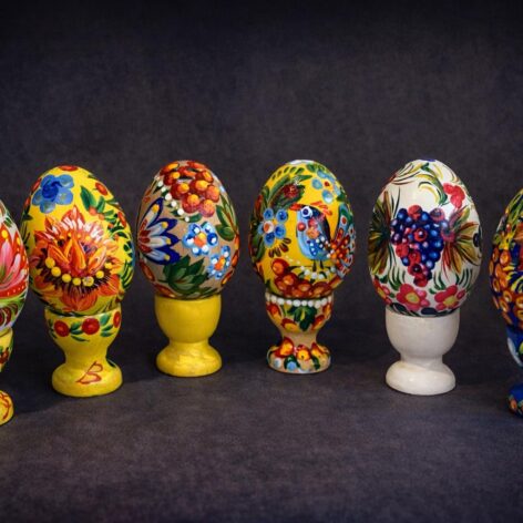 Petrykivka: Painted Wooden Easter Eggs